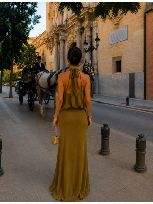 Vestido Adelaide Oliva