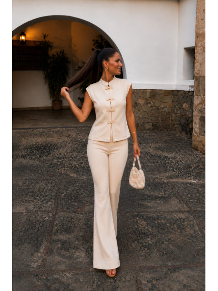 Conjunto Hong Kong Crema