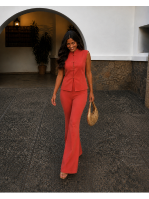 Conjunto Hong Kong Coral Intenso