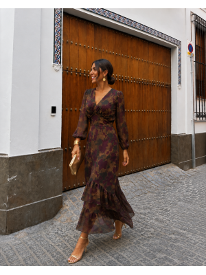 Vestido esverdeado Cayuela