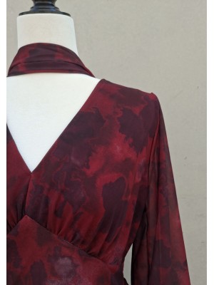 Cayuela Wine Dress