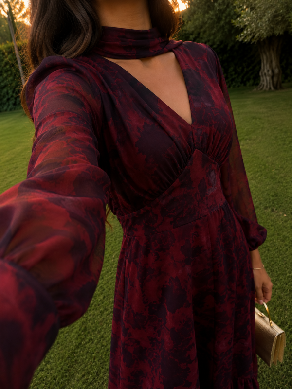 Vestido Cayuela Vino