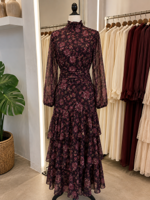 Vestido Scapini Wine