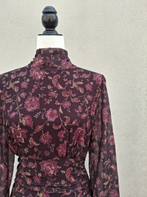 Vestido Scapini Wine