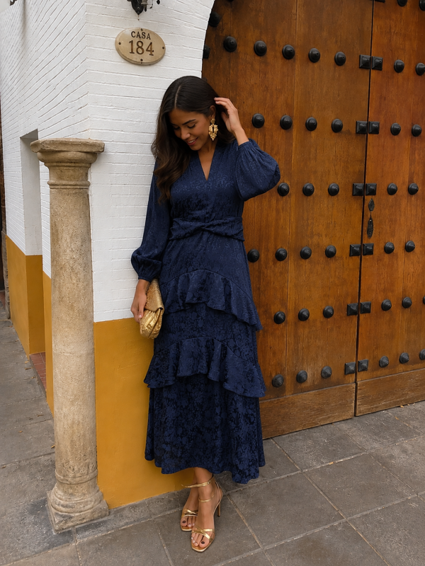 Robe bleue Zamanillo