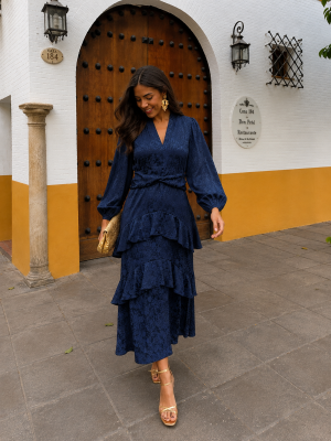 Robe bleue Zamanillo