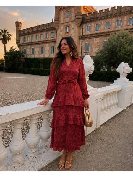 Robe corail intense Zamanillo