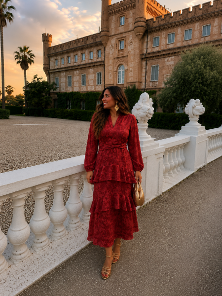 Vestido Zamanillo Coral Intenso 2