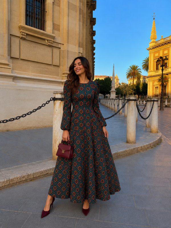 Vestido de petróleo Pozoblanco