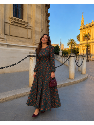Vestido Pozoblanco Petróleo