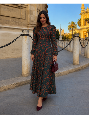 Vestido Pozoblanco Petróleo