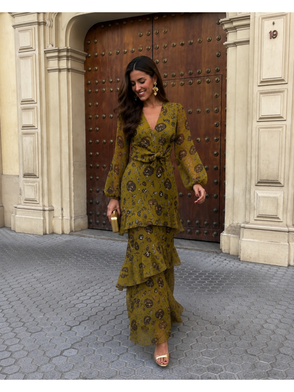 Robe olive