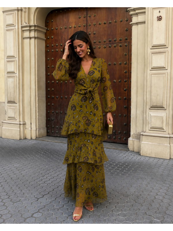 Robe olive