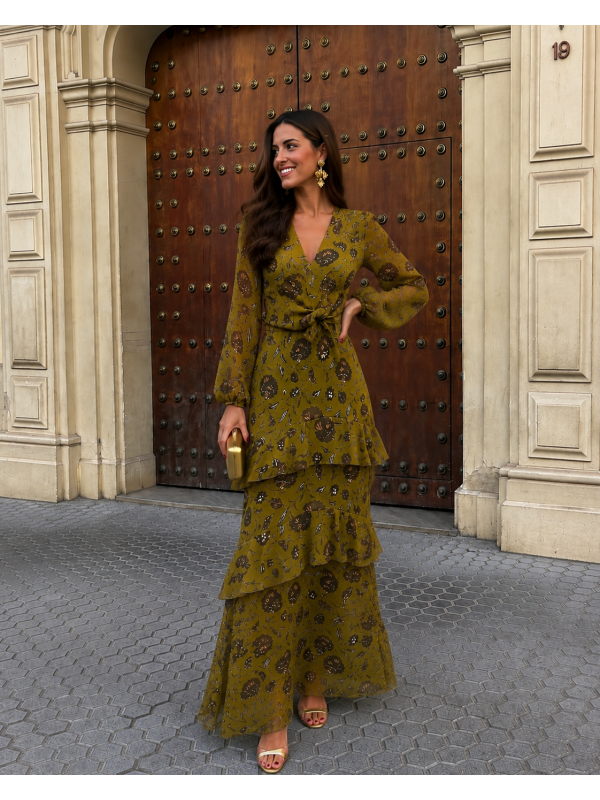Robe olive