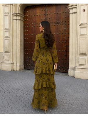 Robe olive