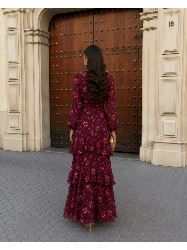 Vestido Píriz Wine