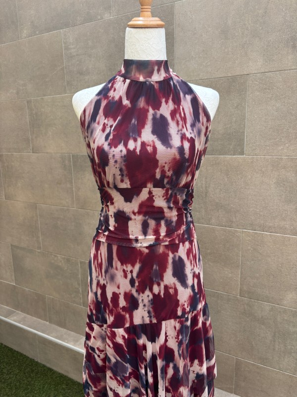 Robe bordeaux Loren
