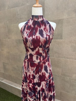 Robe bordeaux Loren