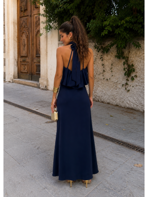 Vestido Adelaide Azul Marinho