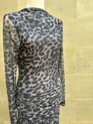 Leo Dress with Gray Sleeves