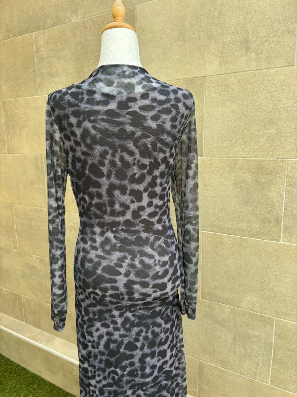 Robe Leo à manches grises