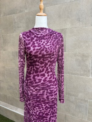 Leo Dress with Pink Sleeves
