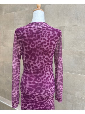 Leo Dress with Pink Sleeves