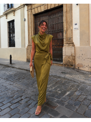 Vestido verde Rovisco