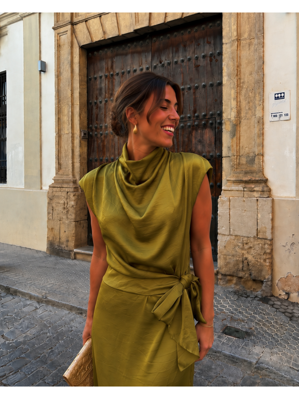 Vestido Rovisco Verde Oliva