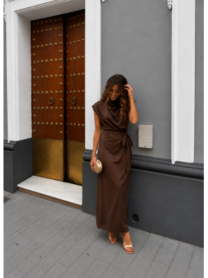 Robe marron Rovisco
