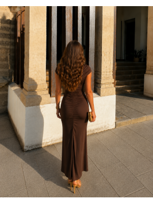 Vestido Viterbo Marrón