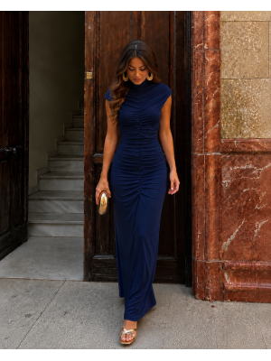 Vestido Viterbo Azul Marino