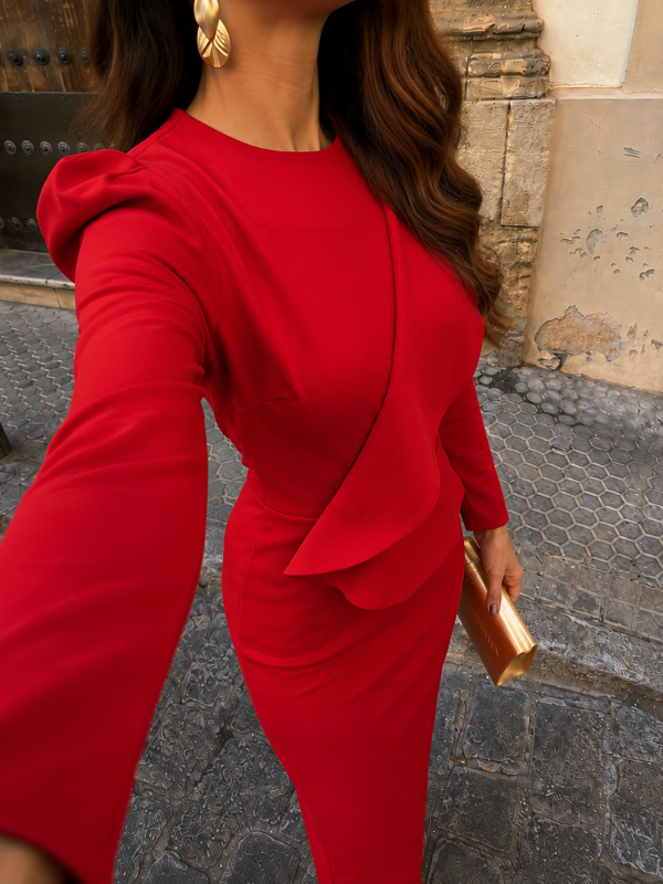 Robe rouge Agustina