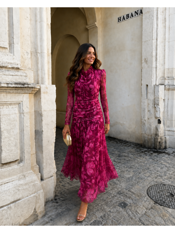 Vestido Ícaro Rosado