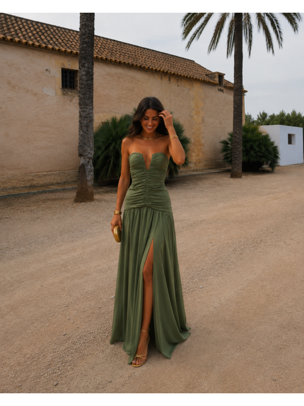 Olive Green Santos Dress