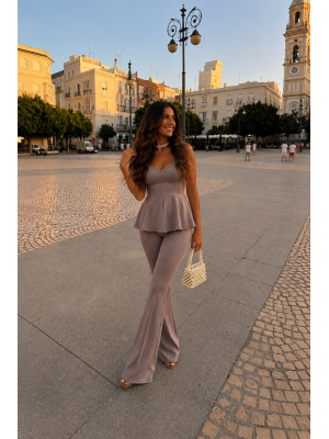 Ensemble Menina Taupe