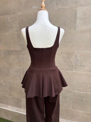 Ensemble Menina marron