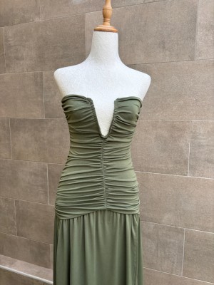 Olive Green Santos Dress
