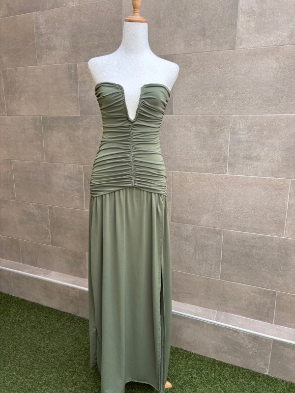 Olive Green Santos Dress
