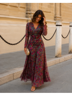 Robe verte Clémencia