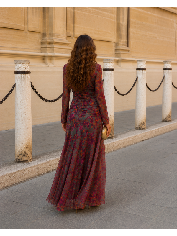 Robe verte Clémencia