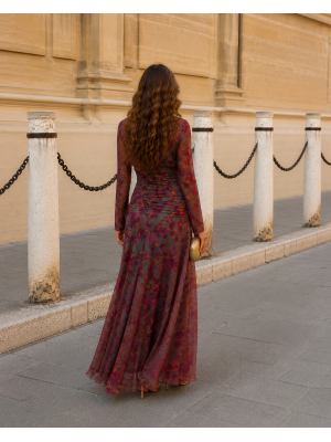 Robe verte Clémencia