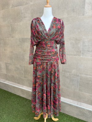 Robe verte Clémencia