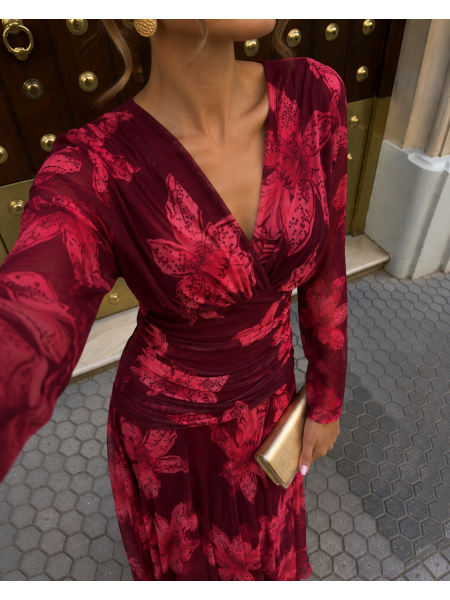 Vestido Clemencia Vino 2