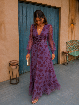 Vestido Almenara Malva