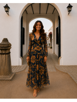 Robe bleue Clémencia