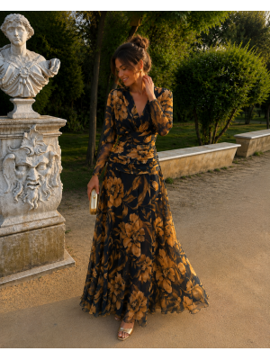 Robe bleue Clémencia