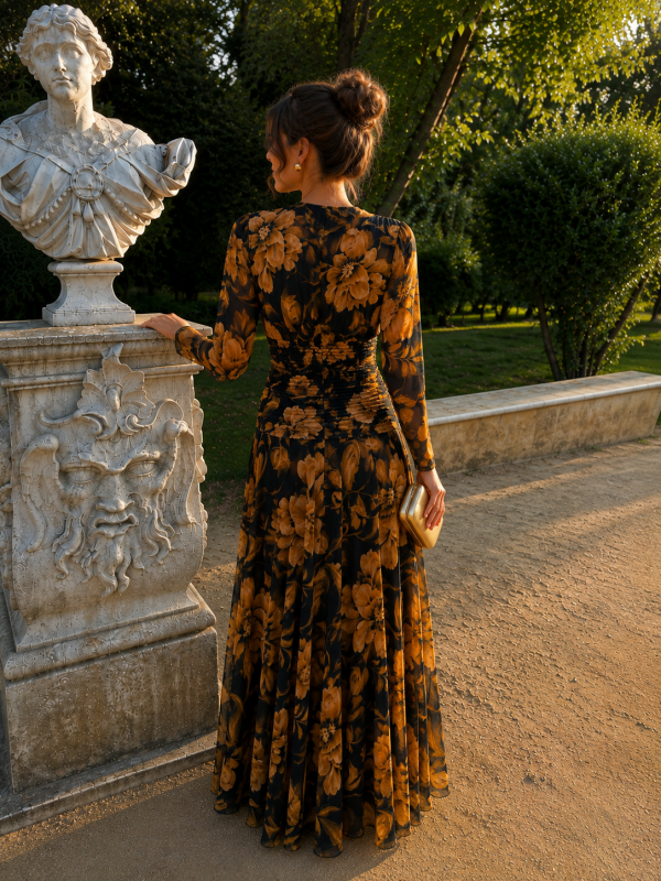 Robe bleue Clémencia