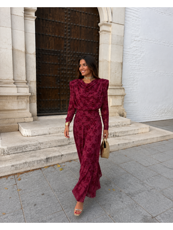Robe rose Parul