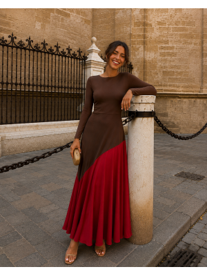 Robe marron/rougeâtre de Longoria
